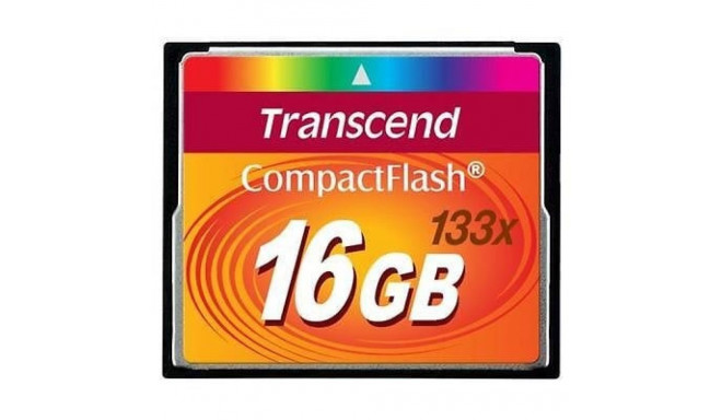 Transcend 133x Compact Flash kaart 16 GB (TS16GCF133)