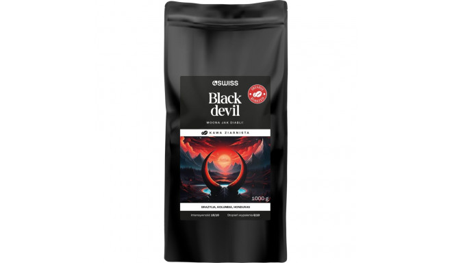 Kohvioad 4Swiss Black Devil värskelt röstitud 1 kg