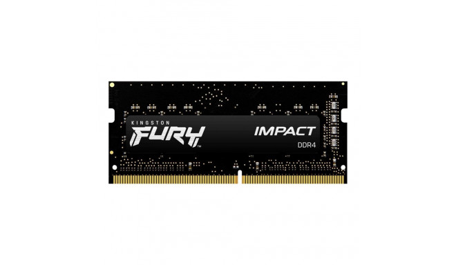 Kingston Fury Impact laptop memory, SODIMM, DDR4, 32 GB, 3200 MHz, CL20 (KF432S20IBK2/32)