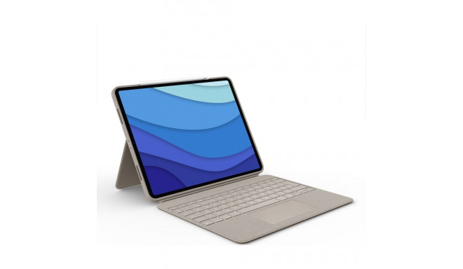 Logitech Combo Touch iPad Pro 12.9-tolline (5. ja 6. gen) liivakarva US (920-010258)