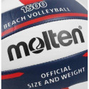 Beach volleyball MOLTEN V5B1500-WN  synth. leather size 5