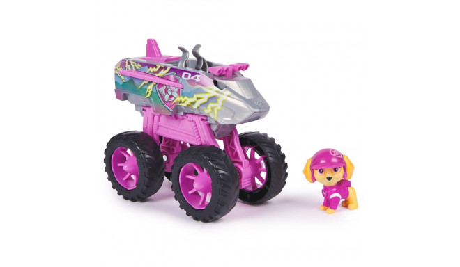 PAW Patrol : Rescue Wheels Skye’s Jet, Toy Truck with Transformation into Jet-Mode and Collectible A