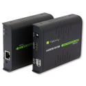 Techly IDATA HDMI-KVM2 KVM pikendaja Saatja ja vastuvõtja