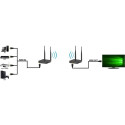 Techly IDATA HDMI-WL55 AV extender AV transmitter & receiver Black