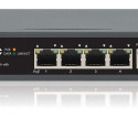 Intellinet 5-Port Gigabit Switch with PoE Passthrough, One IEEE 802.3bt (PoE++ / 4PPoE) PD PoE Port 