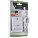 Techly Compact /Writer USB2.0 White I-CARD CAM-USB2TY smart card reader Indoor