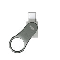 Silicon Power Mobile C80 USB mälupulk 64 GB USB Type-A / USB Type-C 3.0 (3.1 Gen 1) Titaan