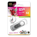 Silicon Power Mobile C80 USB mälupulk 64 GB USB Type-A / USB Type-C 3.0 (3.1 Gen 1) Titaan