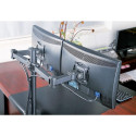 Techly ICA-LCD 382-D monitori kinnitus / alus 68,6 cm (27") Must Laua jaoks