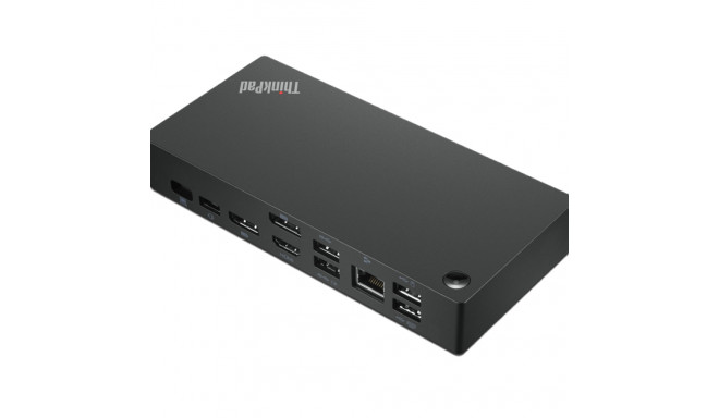 Lenovo 40AY0090EU juhtmega USB 3.2 Gen 1 (3.1 Gen 1) Type-C must dokk/portide replikator