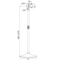Techly ICA-TR10 sildiekraani kinnitus 68,6 cm (27") Hõbe