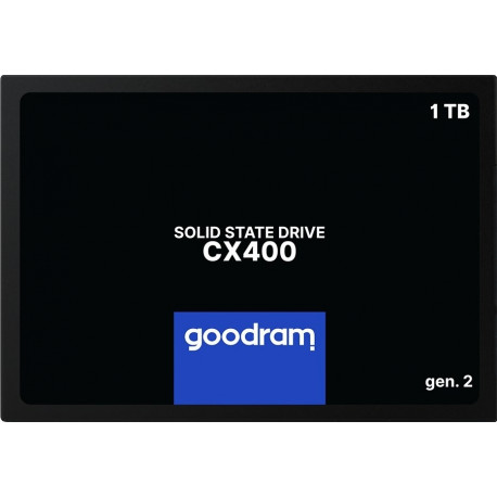 Goodram CX400 gen.2 2.5" 1024 GB Serial ATA III 3D TLC  NAND