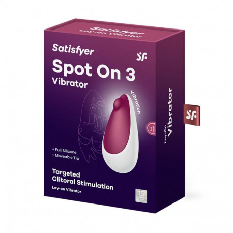 Satisfyer vibraator Spot On 3, punane