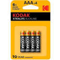 Батарейки Kodak Xtralife LR03 AAA 4 Предметы (10 штук)