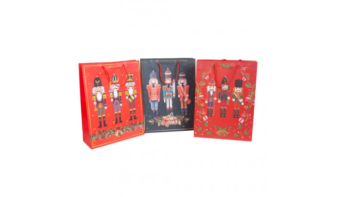 Giftbag NUTCRACKER L, 31x43x12cm, mix