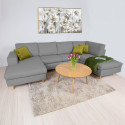 Corner sofa HARALD RC, grey