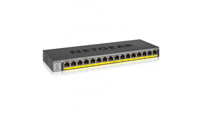 "16P Netgear GS116LP PoE+"