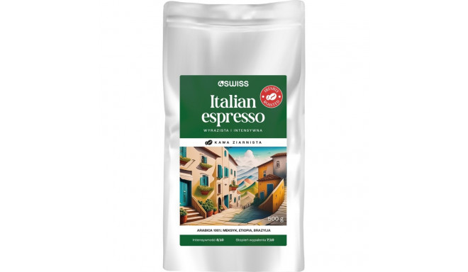 Coffee beans 4Swiss Italian Espresso freshly roasted 500 g