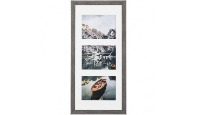 Sierra frame GALLERY SIERRA 25 X 55 CM (3 PHOTOS), GRAY