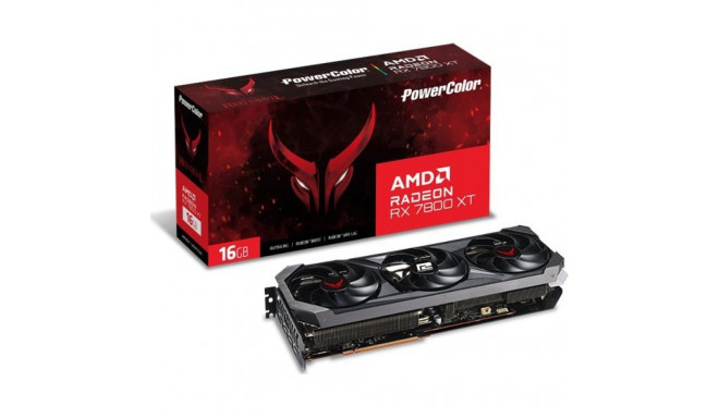 Power Color Red Devil Radeon RX 7800 XT 16GB GDDR6 graphics card (RX 7800 XT 16G-E/OC)