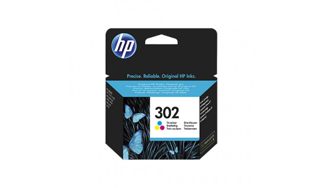 HP Ink No.302 värviline (F6U65AE)