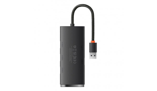 ADAPTER USB-A 4XUSB3.0 25CM BLACK