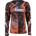 W-Tec mootorratta T-särk NF-5105 must ja oranž, XXL (12166-2-XXL)