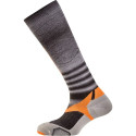 Salewa Trek Balance Knee socks gray-black-orange size 35-37 (68078-1200)