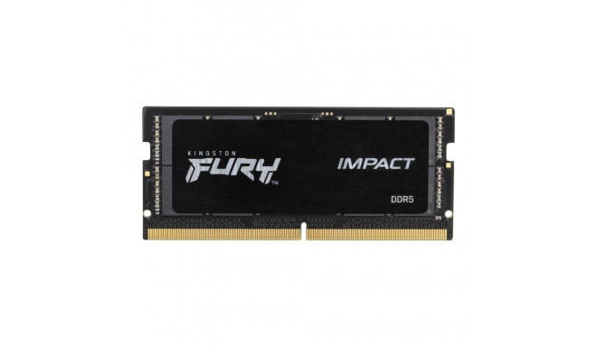 Kingston Fury Impact sülearvuti mälu, SODIMM, DDR5, 16 GB, 4800 MHz, CL38 (KF548S38IB-16)