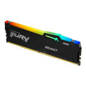 Kingston Fury Beast RGB memory, DDR5, 32 GB, 5200MHz, CL40 (KF552C40BBA-32)