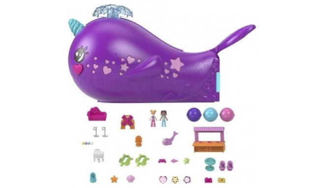 Mattel Polly Pocket Narwhal Submarine (HKV71)