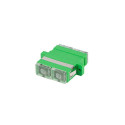 FIBER OPTIC ADAPTER SM SC/APC DUPLEX TRANSPARENT LANBERG