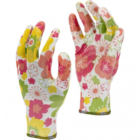 nitrillkindad lillelised roosad l221709p, kaart, "9", ce, lahti