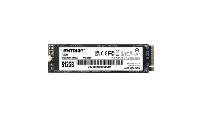 PATRIOT P320 512GB M.2 2280 PCIE SSD