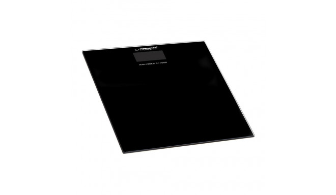 Digital Bathroom Scales Esperanza EBS002K Black Glass Tempered Glass Tempered glass 180 kg