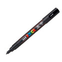 Marker POSCA PC-3M Must (6 Ühikut)
