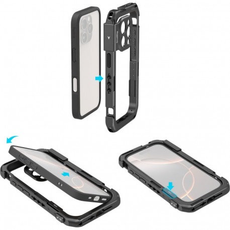 SmallRig 5008 Mobile Video Cage Basic Edition for iPhone 16 Pro