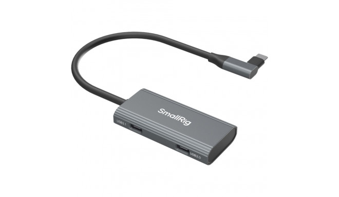 SmallRig 4598 USB-C Hub 4-in-1 PD/USB-C 3.1/USB-C 2.0 with Audio Adapter