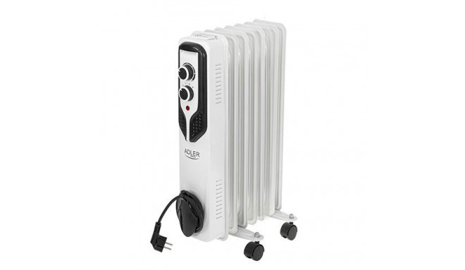 Adler AD 7815 electric space heater Indoor White 1500 W Oil electric space heater