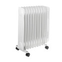 Adler AD 7817 electric space heater Indoor White 2500 W Oil electric space heater