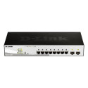 D-Link DGS-1210-08P Managed L2 Gigabit Ethernet (10/100/1000) Power over Ethernet (PoE) Black