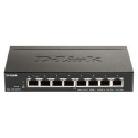 D-Link DGS-1100-08PV2 Managed L2/L3 Gigabit Ethernet (10/100/1000) Power over Ethernet (PoE) Black