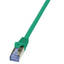 LogiLink 7.5m Cat.6A 10G S/FTP networking cable Green Cat6a S/FTP (S-STP)