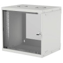 Intellinet Network Cabinet, Wall Mount (Basic), 9U, Usable Depth 340mm/Width 485mm, Grey, Flatpack, 