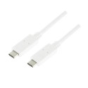 LogiLink CU0131 USB cable USB 3.2 Gen 2 (3.1 Gen 2) 1 m USB C White