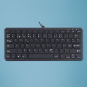 R-Go Tools Ergonomic keyboard R-Go Compact, compact keyboard, flat design, QWERTY (NORDIC), wired, b