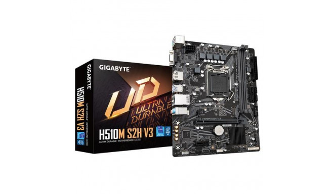 GIGABYTE H510M S2H V3 Motherboard - Supports Intel Core 11th CPUs, up to 3200MHz DDR4 (OC), 1xPCIe 3