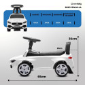 Jeździk dla dziecka, pchacz, chodzik, Mercedes C-Class biały