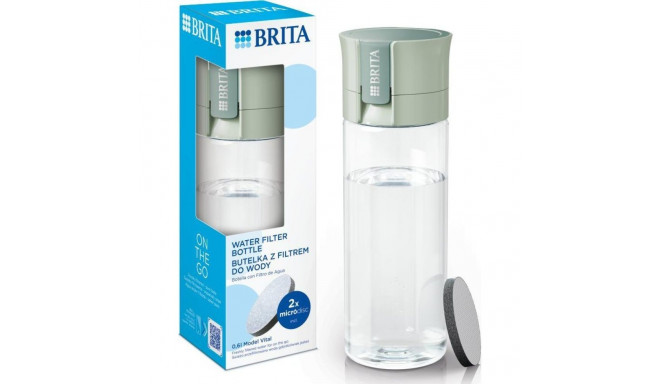 Brita Vital veepudel Pastel roheline + 2 MicroDisc filtrit 600ml