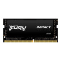 Kingston Fury Impact laptop memory, SODIMM, DDR4, 64 GB, 3200 MHz, CL20 (KF432S20IBK2/64)